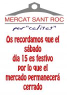 El sábado día 15 es fiesta
