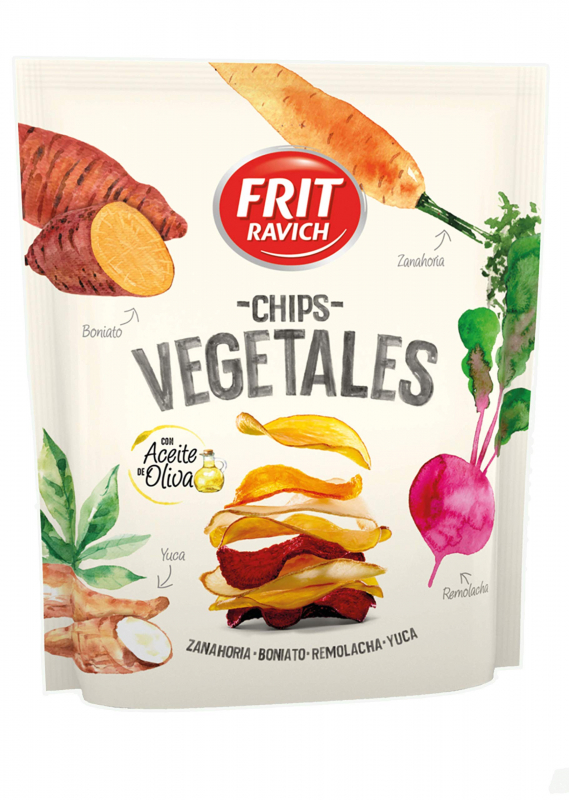 CHIPS VEGETALES FRIT BOLSA 70 GRS